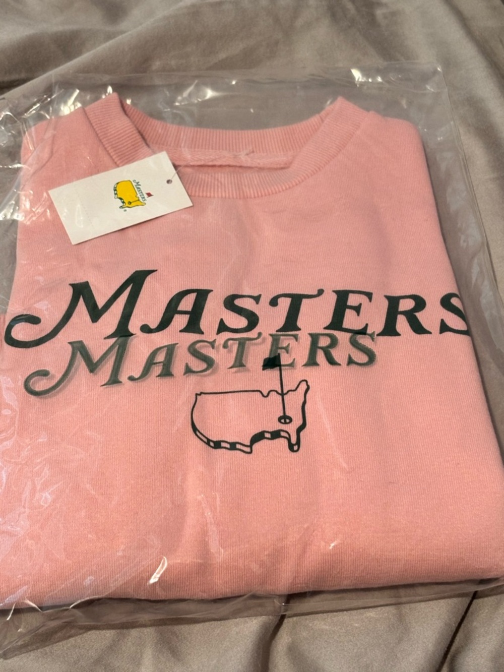 Masters 2026 - Youth Pink Graphic Sweatshirt - XS, New with tags